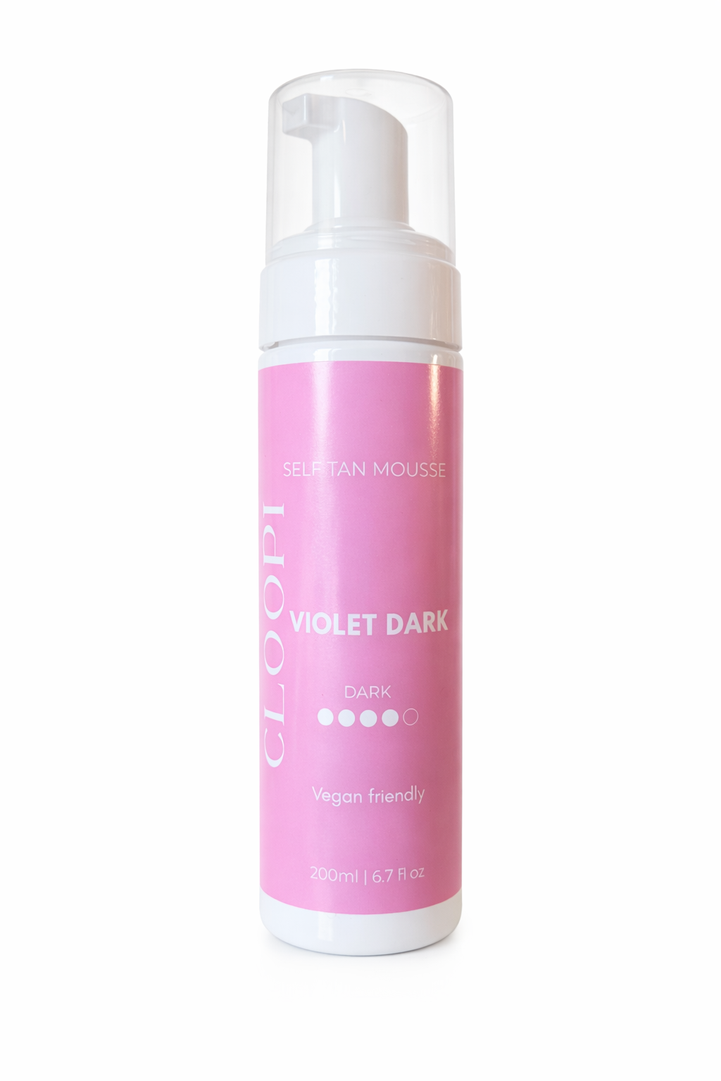 Self Tan Mousse Violet Dark