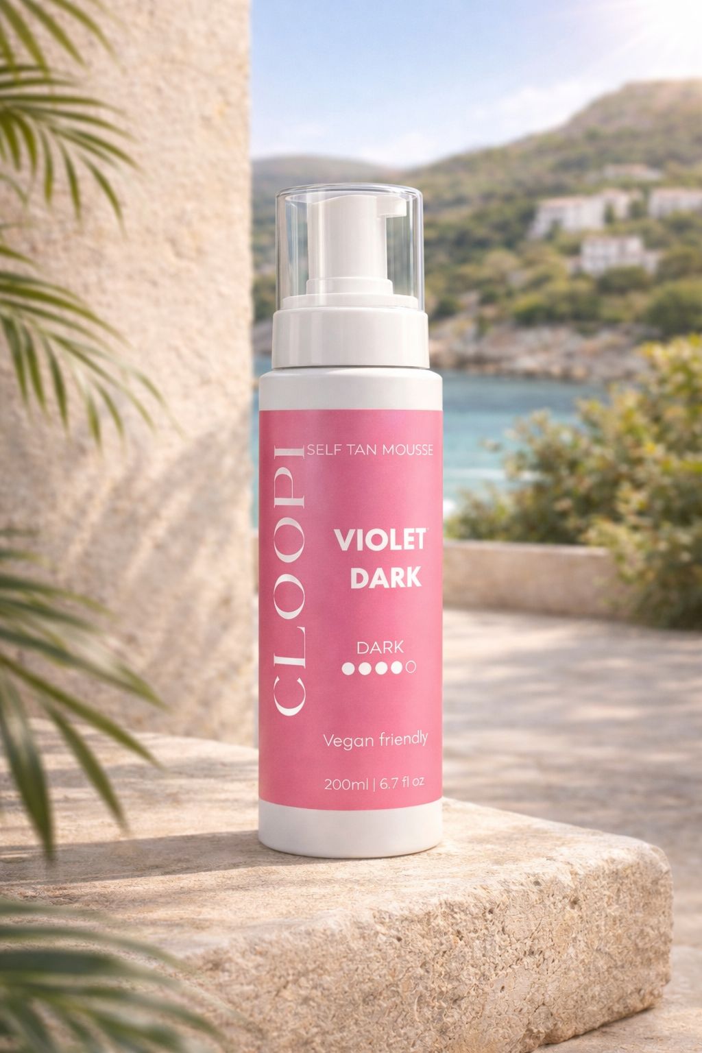 Self Tan Mousse Violet Dark