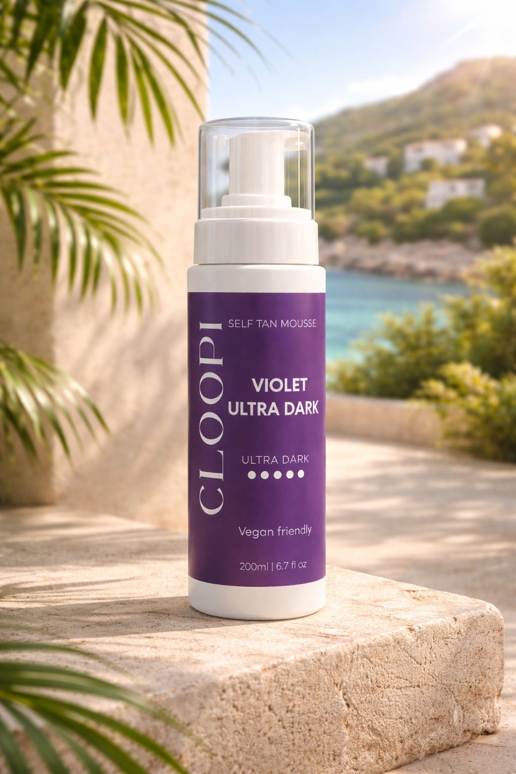 Self tan Mousse Violet Ultra Dark